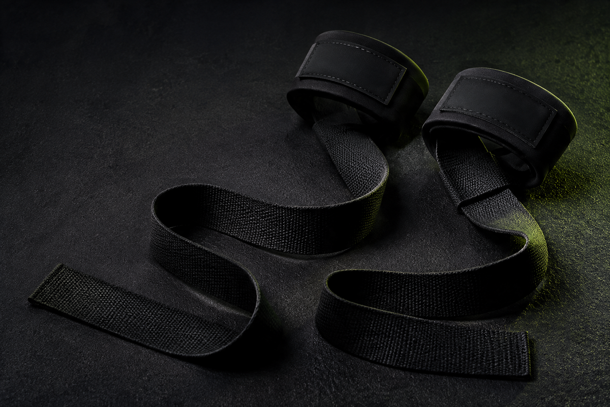 Paire de sangles de tirage noires