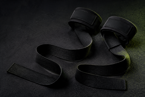 Paire de sangles de tirage noires