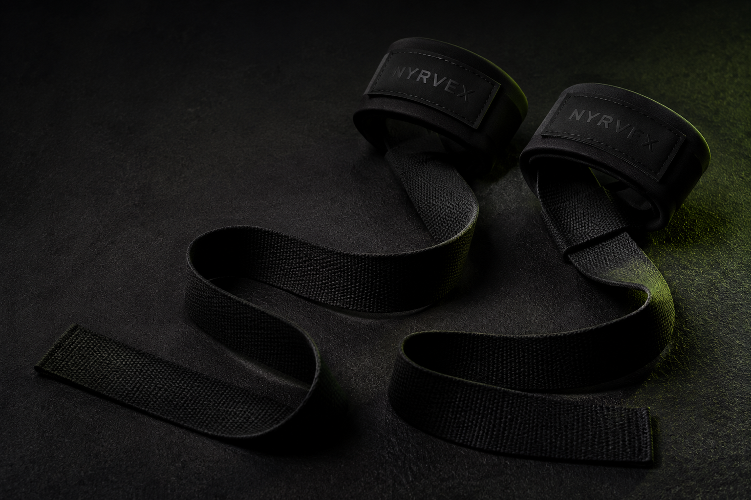 Paire de sangles de tirage noires NYRVEX GRIP